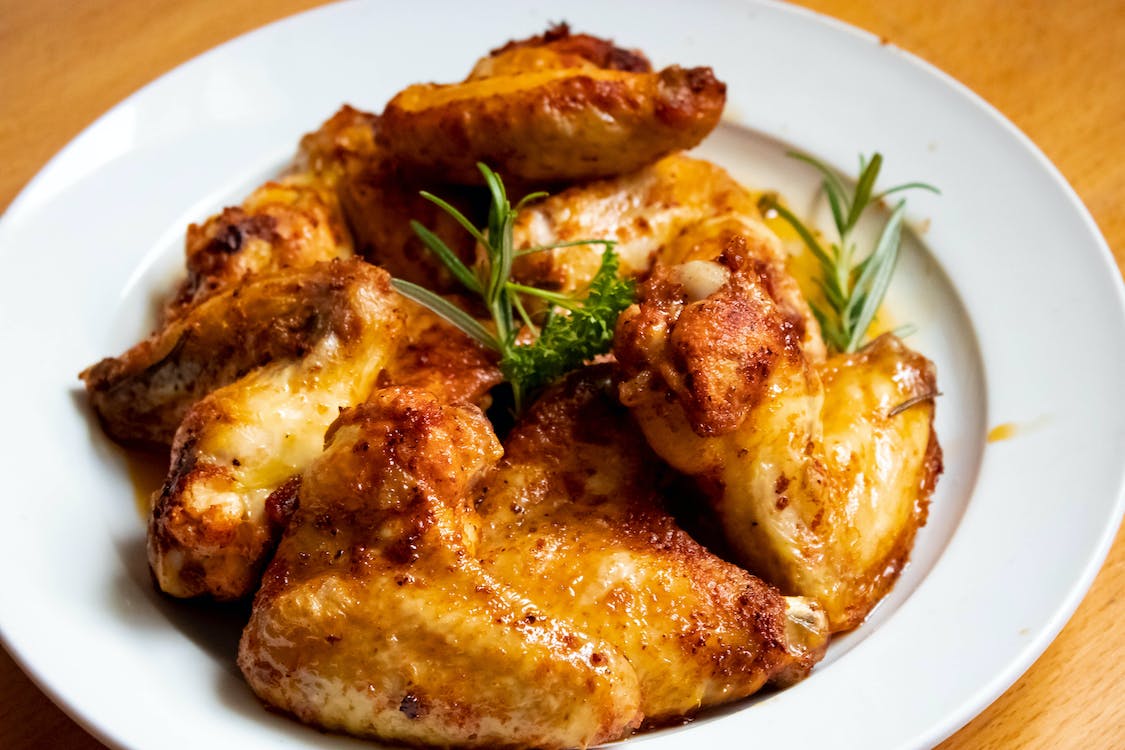 What are some healthy chicken wing recipes?