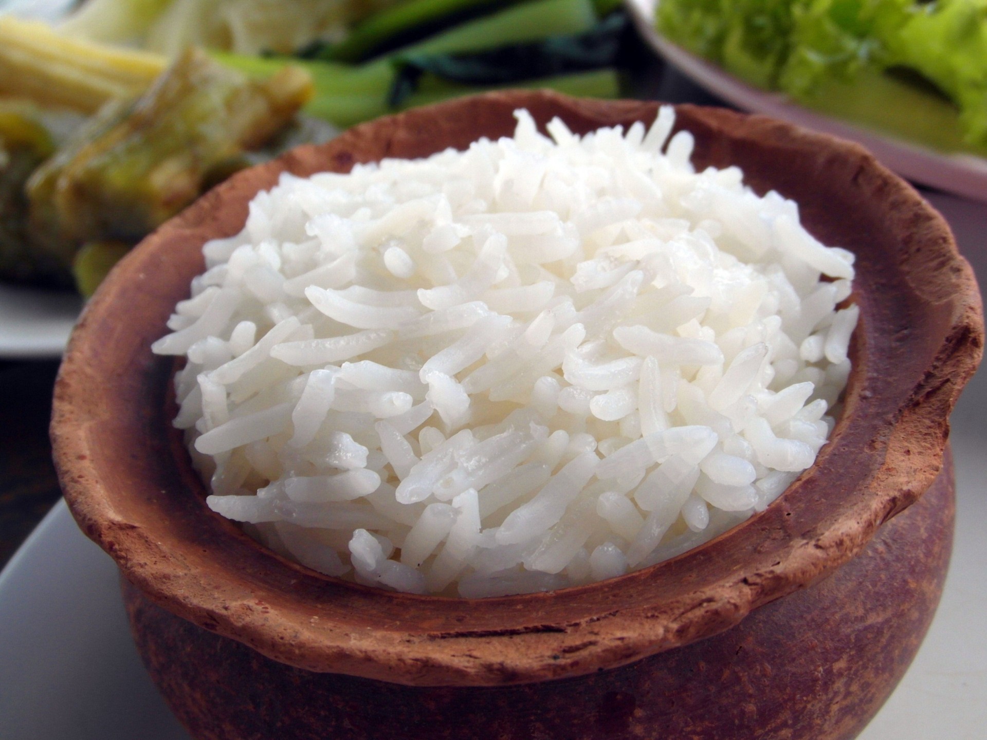 Notes when measuring cups of water per cup of rice